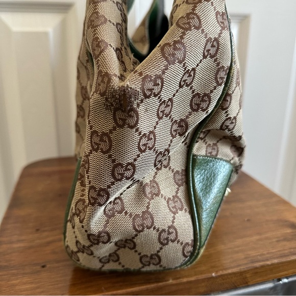 Gucci GG Canvas Nailhead Jackie Bardot Bag - Picture 11 of 16